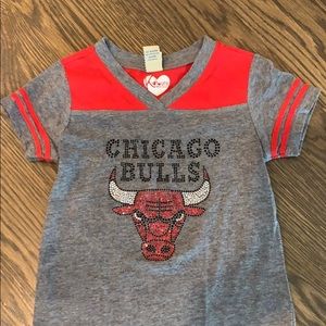 Rhinestone Chicago Bulls 4T girls t-shirt